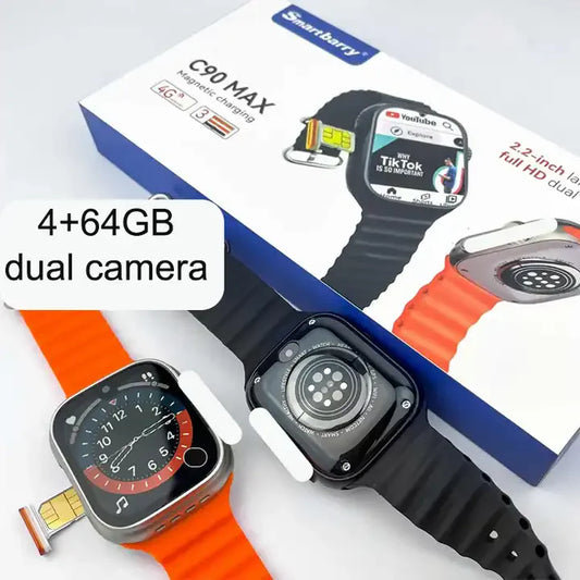 Montre Connectée 4G Intelligente - Compacte, Performante, Polyvalente